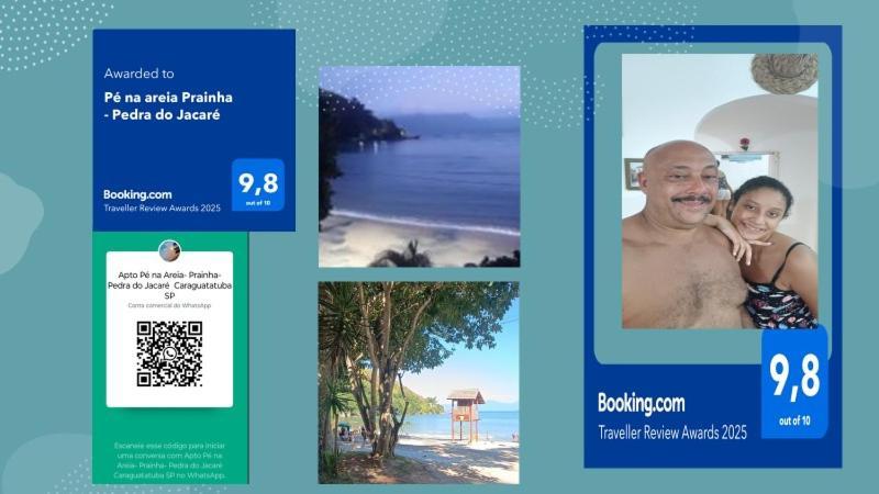 Pe Na Areia Prainha - Pedra Do Jacare Apartment Карагуататуба Екстериор снимка